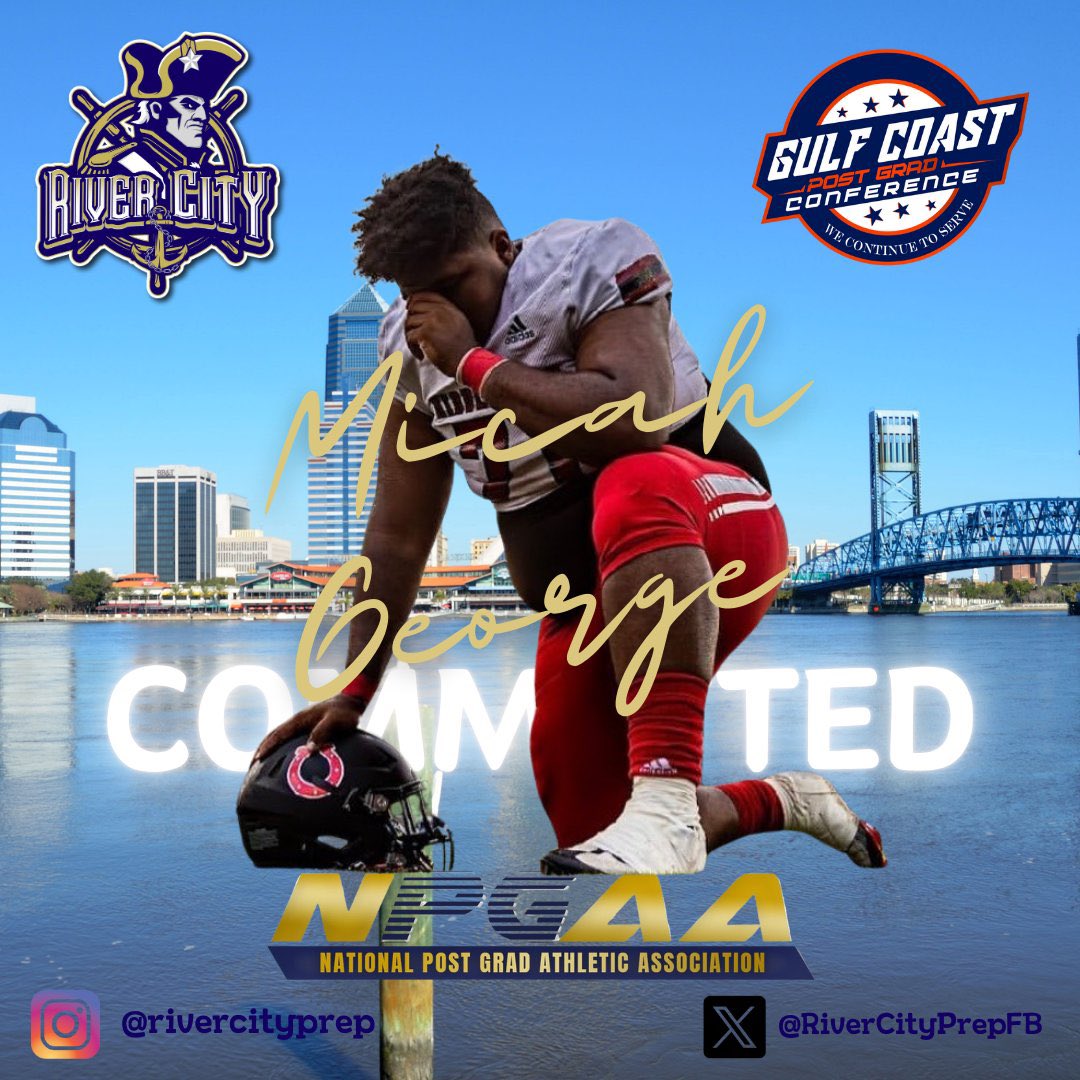 Micah George (@micah646413941) on Twitter photo Thank you <a href="/CoachMosesAD/">Justin Moses</a> and <a href="/RiverCityPrepFB/">River City Post-Grad Football</a> for giving me the chance to play the sport I love again Thank you <a href="/CoachMosesAD/">Justin Moses</a> and <a href="/RiverCityPrepFB/">River City Post-Grad Football</a> for giving me the chance to play the sport I love again