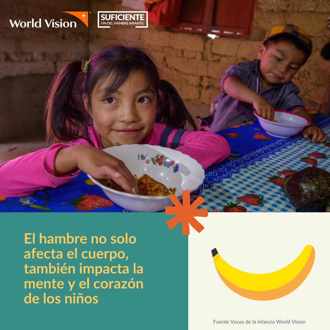 Seis de cada diez niños y adolescentes reportaron sentir emociones desagradables en los momentos en que experimentaban hambre, como la angustia y tristeza.🧐

La existencia de hambre o inseguridad alimentaria puede tener un impacto fuerte en la experiencia emocional de los niños