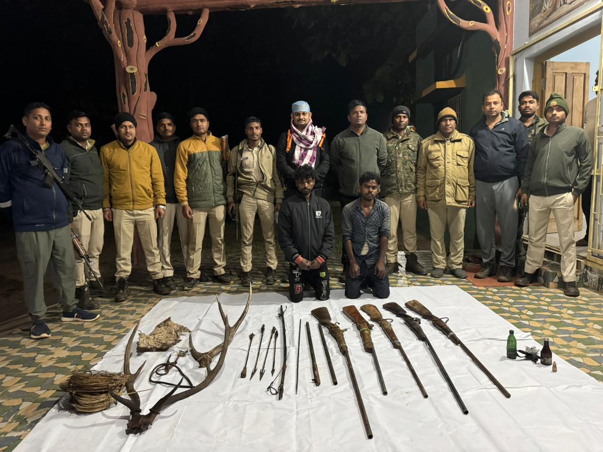 Arrested 2 persons with a seizure of 5 guns. Kudos to my team..