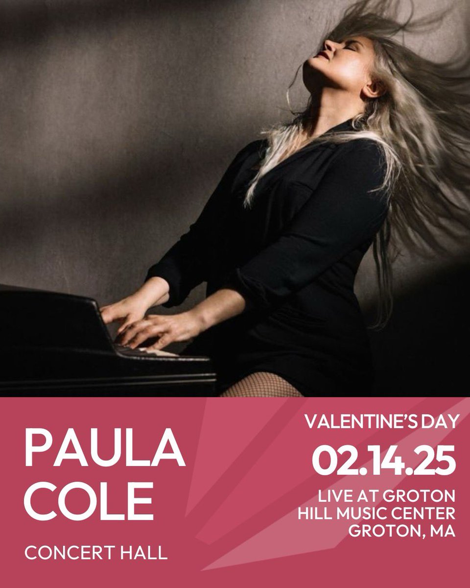 Paula Cole (@paulacolemusic) on Twitter photo February 14th, 2025: I’m performing <a href="/GrotonHillMusic/">Groton Hill Music Center</a> with my band -
Dan Rieser (drums), Rich Hinman (guitars, steel), Ross Gallagher (basses, vocals). Come celebrate Valentine’s Day with us❤️ February 14th, 2025: I’m performing <a href="/GrotonHillMusic/">Groton Hill Music Center</a> with my band -
Dan Rieser (drums), Rich Hinman (guitars, steel), Ross Gallagher (basses, vocals). Come celebrate Valentine’s Day with us❤️