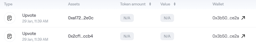 JARVIS_nfts's tweet image. Some @AbstractChain alpha. Looks like the team is tracking every app upvote, on-chain.
Easy to see how this could quickly evolve into a powerful social-fi/tokenized Twitch.
