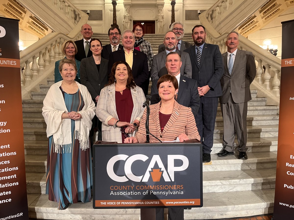 PACountiesGR's tweet image. County leaders from across the Commonwealth came together at the Pennsylvania State Capitol January 29 to unveil their three legislative priorities for 2025; 911 funding and reauthorization, county mental health funding and mail-in voting reform.
youtube.com/watch?v=ji1t_b…