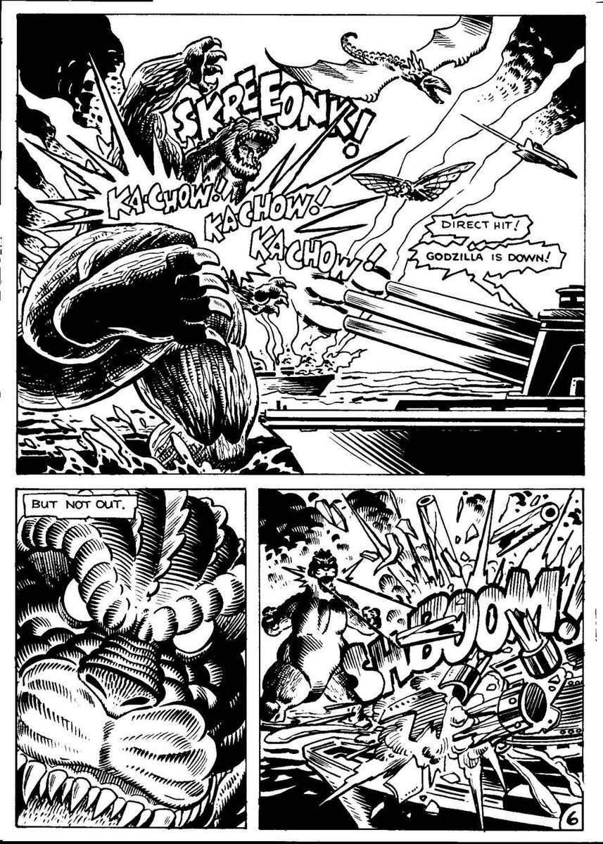 monsterasiazero's tweet image. The Godzilla Adventures - Godzilla King Of The Monsters: Monster Island Unleashed Chapter 06 - Credits: Story By Brian Weinstock - Pencils &amp;amp; Inks By Butch Burcham #godzilla #trendmasters