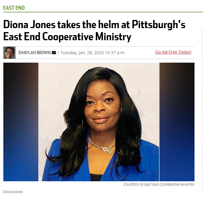 Thanks to the @triblive for their fantastic feature on our new President &amp; CEO, Dr. Diona Jones. Read about her history serving the Pittsburgh community and her vision for EECM here: shorturl.at/Y9CsE
@eastlibertypgh @eastlibertychamber
