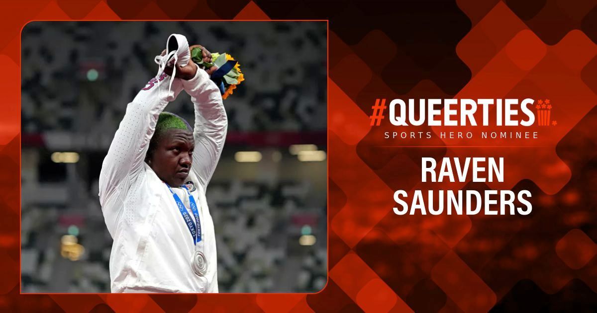 Congrats to <a href="/GiveMe1Shot/">Domenic The Raven</a>, nominee for SPORTS HERO at this year's #Queerties! Vote for all your #LGBTQ faves once a day until February 25th. 🏳️‍🌈🏆🍿 queerty.com/queerties/vote…