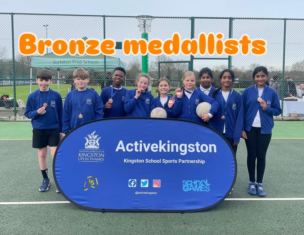 Active Kingston (@activekingston) on Twitter photo Congratulations to our Y5 & 6 borough netball cup medallists. What great team work & skills on display by you all today. <a href="/SHSGirlsPrep/">SHS || Girls' Prep</a> π₯, <a href="/Holy_crossprep/">Holy Cross Prep School</a> π₯& <a href="/OLIprimarysch/">Our Lady Immaculate Catholic Primary School</a> π₯. ππ <a href="/YourSchoolGames/">School Games</a> Congratulations to our Y5 & 6 borough netball cup medallists. What great team work & skills on display by you all today. <a href="/SHSGirlsPrep/">SHS || Girls' Prep</a> π₯, <a href="/Holy_crossprep/">Holy Cross Prep School</a> π₯& <a href="/OLIprimarysch/">Our Lady Immaculate Catholic Primary School</a> π₯. ππ <a href="/YourSchoolGames/">School Games</a>