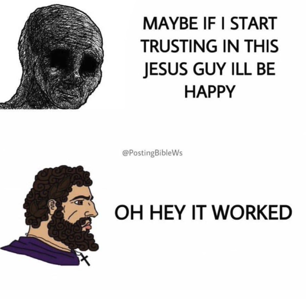 GigaBasedDad's tweet image. Jesus saves