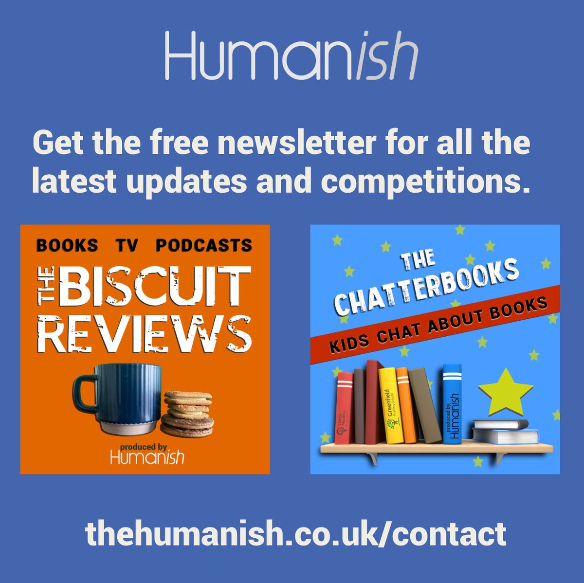 humanishy's tweet photo. New episodes every week! The easiest and best way to keep up to date is by signing up for the free newsletter that will let you know about latest episodes and competitions. 
No spam. No waffle. Just biscuits. 

https://t.co/Is5RQtVG90 https://t.co/bVuSwchqpY
