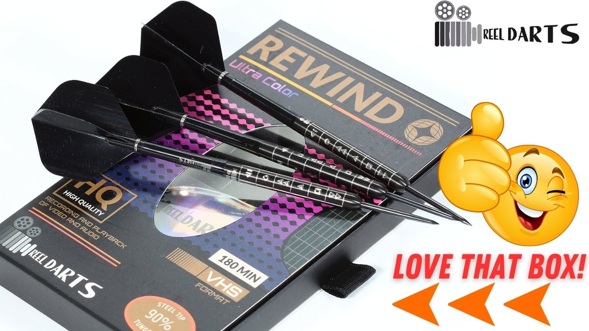 Darts Review Channel (@dartsreviewchan) on Twitter photo Check out my review of these fun themed darts from <a href="/ReelDarts/">Reel Darts (by Loxley)</a> the REWIND, that box is so cleverly done, made me smile, all info in video here: youtu.be/FPrdQB4s2m0 Check out my review of these fun themed darts from <a href="/ReelDarts/">Reel Darts (by Loxley)</a> the REWIND, that box is so cleverly done, made me smile, all info in video here: youtu.be/FPrdQB4s2m0