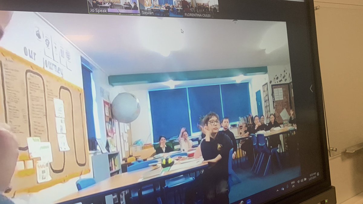 PoplarsFarmSch's tweet photo. Wonderful to share work on the Voiceless and Vulnerable,worldwide animal welfare project with some of our #NPDL friends @NewPedagogies @Lea_Primary_Sch. Young change makers in action @MichaelFullan1 https://t.co/ByUPvLkHHd