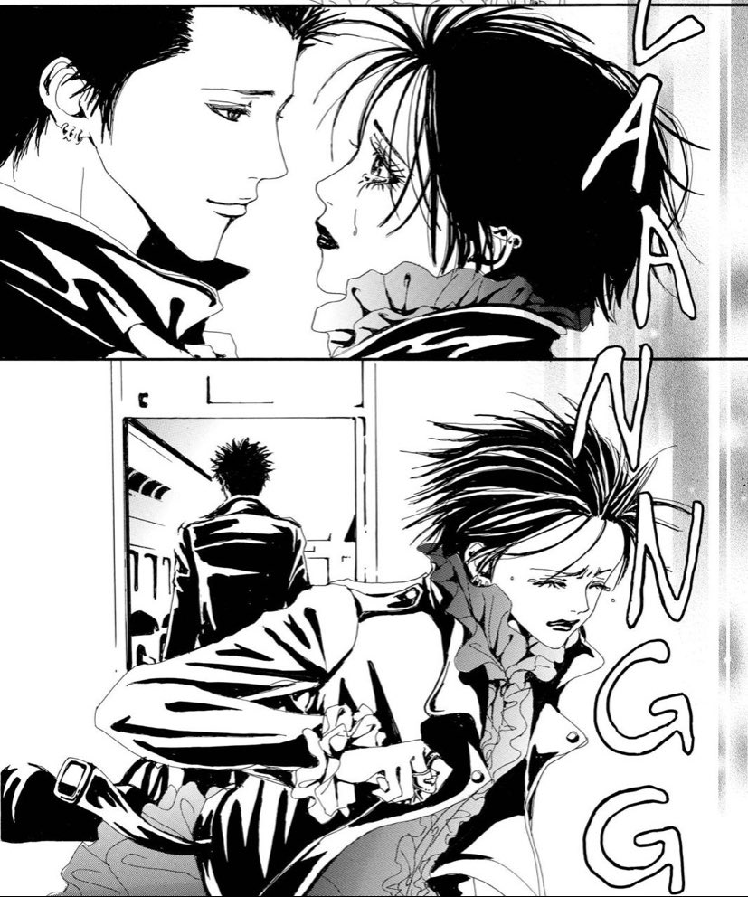 Nana and Ren saying goodbye at the train station… 💔