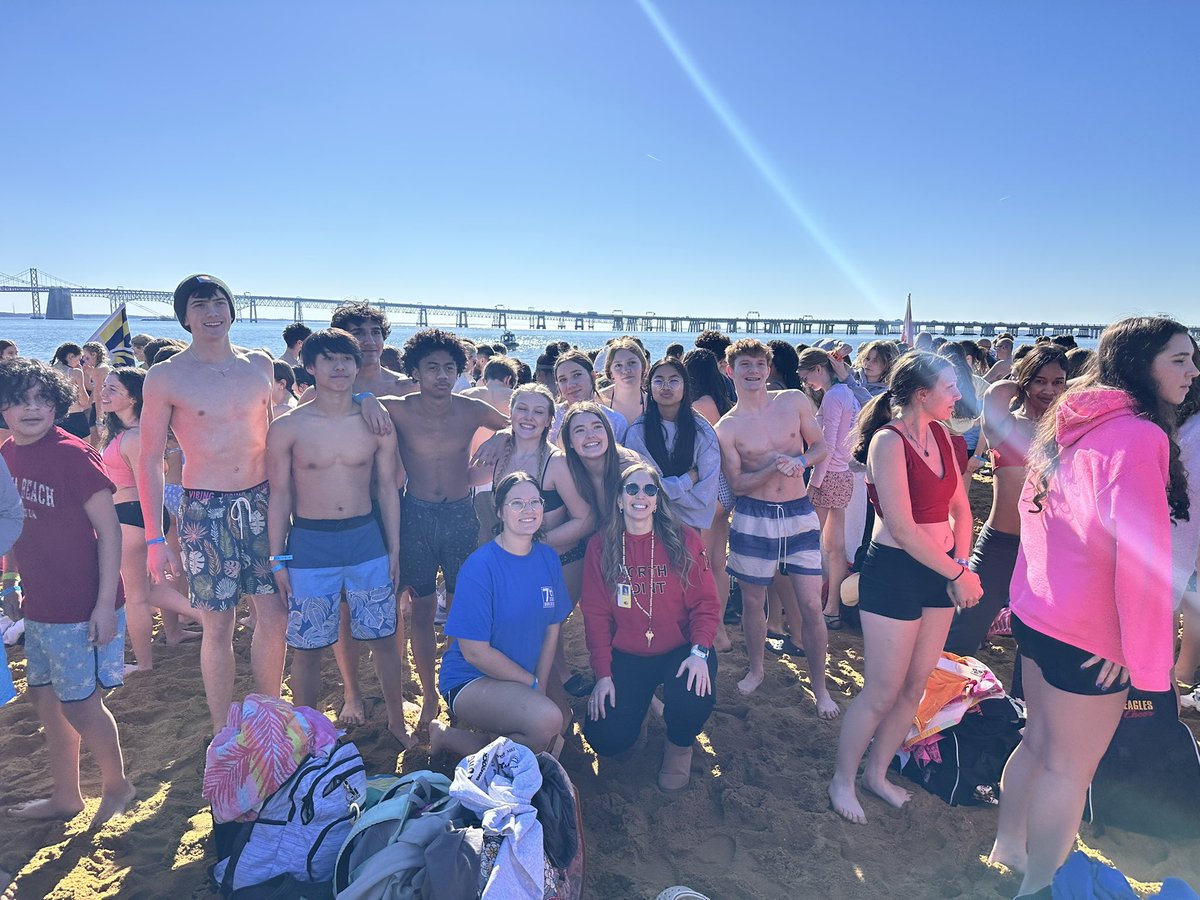 Polar plunge time!  What a great time...<a href="/CCPS/">Charles County Public Schools</a>