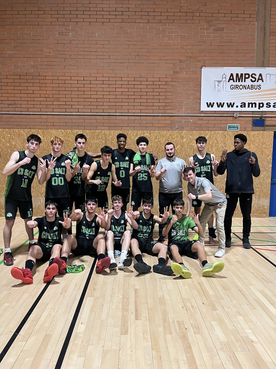 Dissabte passat vam tancar la 1a volta amb el Junior Inter.Un balanc de 13V i 1D. Podem jugar millor o pitjor segons el moment del partit,pero som fidels a allò que volem treballar pero sobretot a allò que SOM i VOLEM ser com a EQUIP! A per la 2a volta que sera durissima! <a href="/cbsalt/">Club Bàsquet Salt</a>