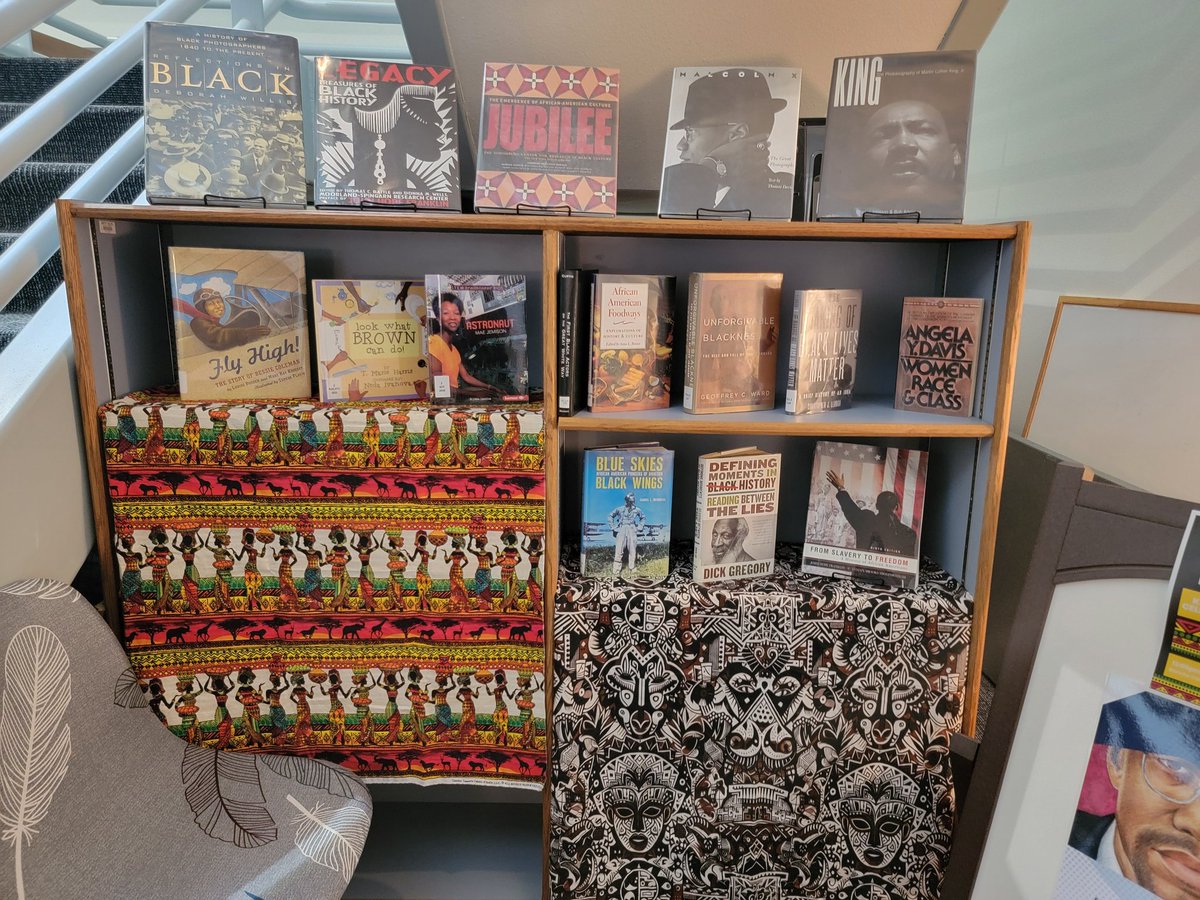 Chaffey_Library's tweet image. Stop by at any of our library locations and get a Celebrating Black History bookmark and explore a great book!

To learn more about Black History and their accomplishments, visit libguides.chaffey.edu/bh

#ChaffeyCollege