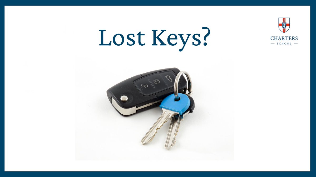 ChartersSchool's tweet image. 🔑 KEYS FOUND in school car park 🚗🔍

Have you lost a set of keys for a car with keyless entry? If so, please come into our reception tomorrow morning to collect them as we have them securely in our safe.

#LostAndFound 🔑 #KeysFound 🚘 #SchoolCarPark #KeylessEntry #LostKeys