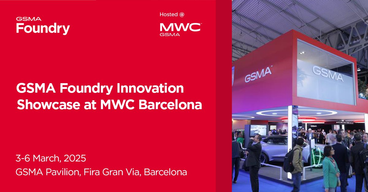 GSMA's tweet photo. Experience the Future Today on the Innovation Showcase at the #GSMA Pavilion during #MWC25 ๐
Explore our demos and witness a world where #connectivity, intelligence & #automation are at the forefront of industry & innovation ๐ https://t.co/ueYBGPsKn6
#GSMAFoundry @MWCHub https://t.co/yfdgh29zbC