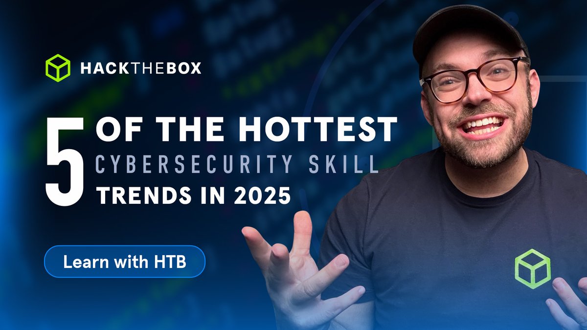 hackthebox_eu's tweet photo. How ready are you to defend in 2025? ๐ก๏ธ
A new season of the #LearnWithHTB series just dropped! From the changing demands of the job market to must-have certifications, weโve got you covered. https://t.co/jhPoJ0pkHX