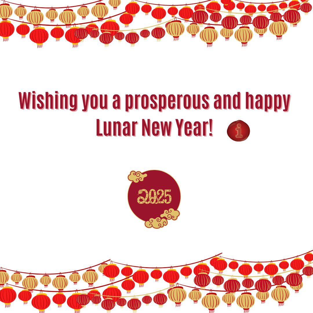 Happy Lunar New Year! 🐍🎉 Welcome the year of the Snake, a time for wisdom, transformation, and renewal. We wish everyone success, joy, and prosperity in the year ahead. 🧧✨ 

#LunarNewYear #YearOfTheSnake