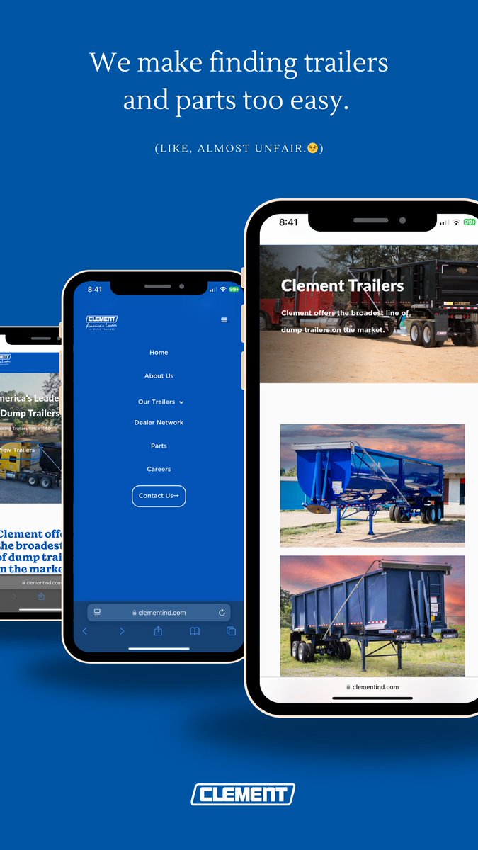 ClementTrailers's tweet photo. One stop for all things trailers. 🛠️🚛

#Clement75 #Website #Trailers #BuiltToLast https://t.co/8Xz4YYLpIg