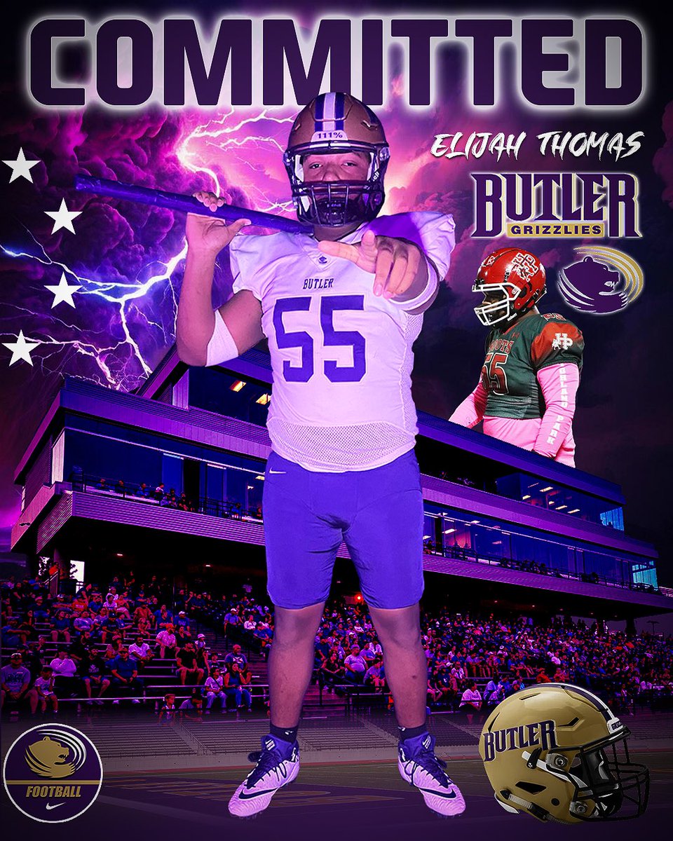 elijah (@ethomas190) on Twitter photo I am blessed to announce my commitment to Butler community college 💜💛Excited to start this new journey.
<a href="/RobMessinger/">Rob Messinger</a> <a href="/FightingScotsFB/">Highland Park 🏈</a> <a href="/CoachMonroe2/">Jermaine Monroe, Sr.</a> I am blessed to announce my commitment to Butler community college 💜💛Excited to start this new journey.
<a href="/RobMessinger/">Rob Messinger</a> <a href="/FightingScotsFB/">Highland Park 🏈</a> <a href="/CoachMonroe2/">Jermaine Monroe, Sr.</a>