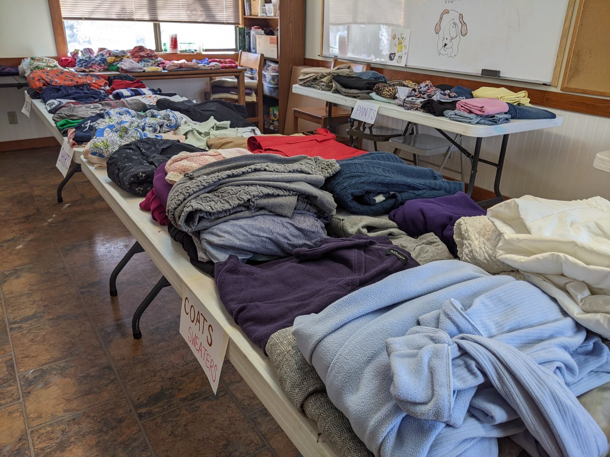 Norris_Library's tweet image. Stop by the clothing swap today! Now until 5:30, you can take what you want and leave what you can. 
Check out our Facebook event for more information, or let us know if you have any questions!