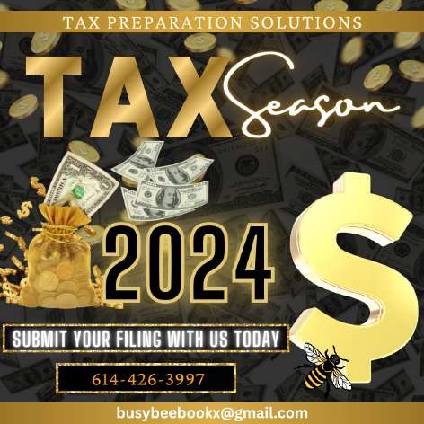 BusyBeeBookx's tweet image. No upfront fees? No problem! 💰 BusyBee Bookkeeping makes tax season easy. Call 614-426-3997 and book your appointment and Visit us at busybeebookx.com