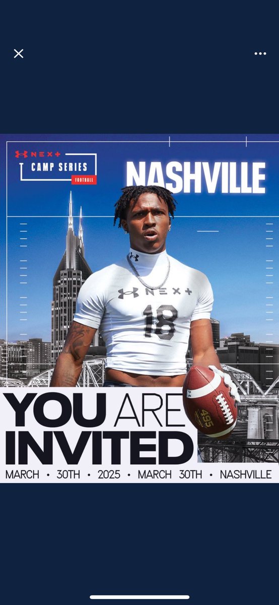 Wow. Thank you for the Inv to <a href="/UANextFootball/">All-America Game</a> camp!!