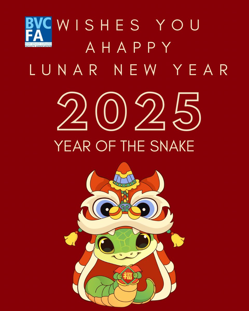 bvcfa's tweet photo. Happy Year of the Snake! #LunarNewYear2025 https://t.co/AafynN4Gz6