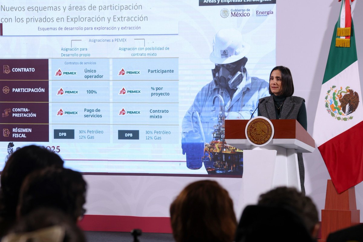 LuzElena_GE's tweet photo. Presentamos un paquete de reformas a leyes secundarias en el sector energético para revertir los efectos de la reforma de 2013 y devolver al pueblo sus empresas públicas. Con estas iniciativas, recuperamos el control del sector, fortalecemos a @CFEmx  y @PEMEX y consolidamos la soberanía energética con un modelo justo y sostenible.
Las reformas impactan 6 leyes principales y armonizan 5 más, para:
🔹 Hacer vinculante la planeación desde el Estado.
🔹 Incorporar la justicia energética.
🔹 Integrar y fortalecer a las empresas públicas con un régimen especial.
🔹 Garantizar un sector eléctrico confiable con CFE al frente.
🔹 Fortalecer a PEMEX con un nuevo régimen fiscal y asignaciones de desarrollo mixto.
🔹 Mejorar el control y la trazabilidad de los combustibles.
🔹 Acelerar la transición energética con más inversión en energías limpias.
🔹 Unificar la regulación con la creación de la Comisión Nacional de Energía (CNE).
Con estas acciones, reafirmamos el compromiso de la Presidenta @Claudiashein con un sector energético soberano, fuerte y alineado con las necesidades del pueblo.