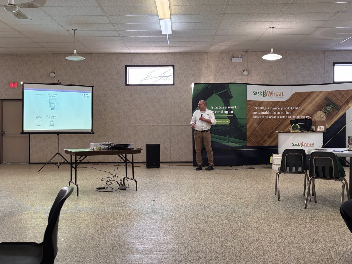 Sask Wheat (@saskwheat) on Twitter photo Day two in Porcupine Plain. Great presentations this morning from Kayla Slind, Lorne Greiger, and Leif Carlson. Day two in Porcupine Plain. Great presentations this morning from Kayla Slind, Lorne Greiger, and Leif Carlson.