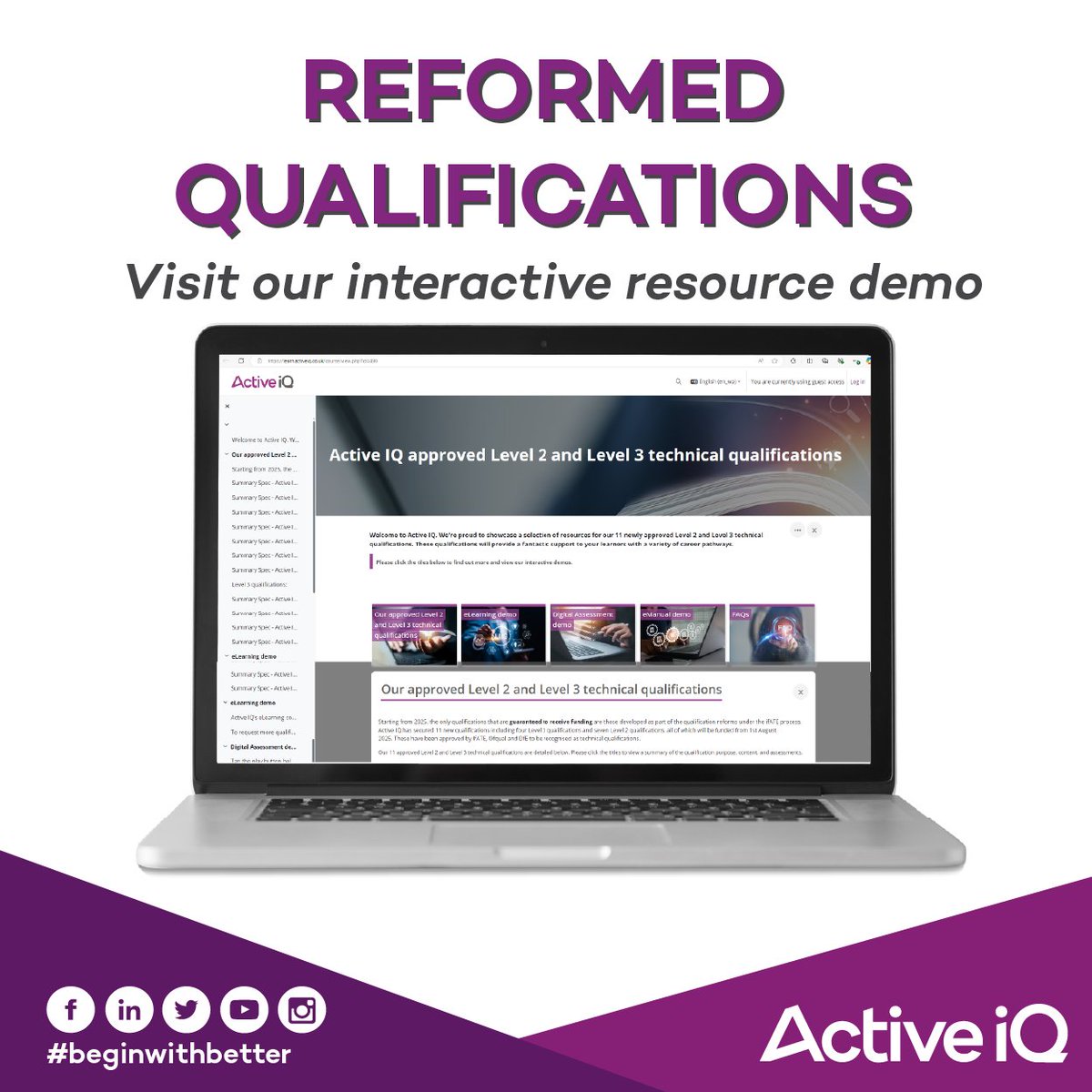 Active__IQ's tweet image. Explore Our Interactive Resource Demo!
Get a firsthand look at our eLearning &amp;amp; eManuals for Level 2 &amp;amp; 3 technical qualifications. Includes samples, specs &amp;amp; key resources to support training providers.
Visit here: learn.activeiq.co.uk/course/view.ph…
#TechnicalQualifications