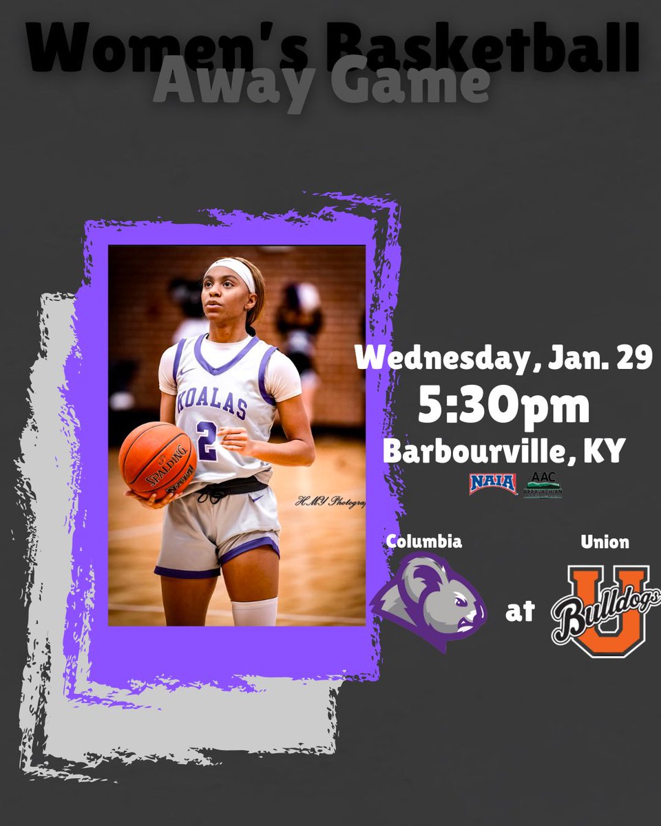 Lady koalas on the road at <a href="/UnionBulldogs/">#RepTheU</a> for 5:30 tip <a href="/KoalaWBB/">Columbia College WBB</a>