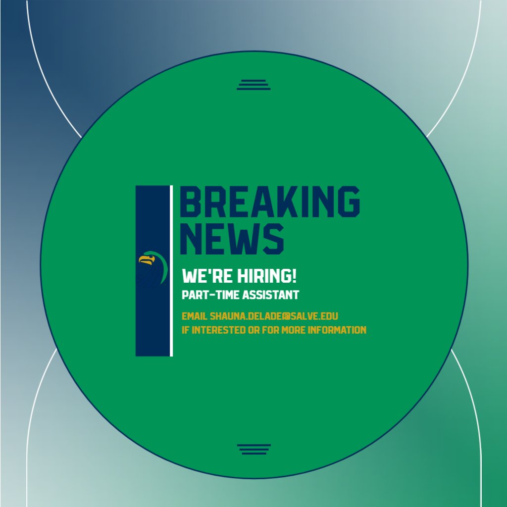 Doesn't everyone want to work on an island? If you or someone you know is interested please let us know!