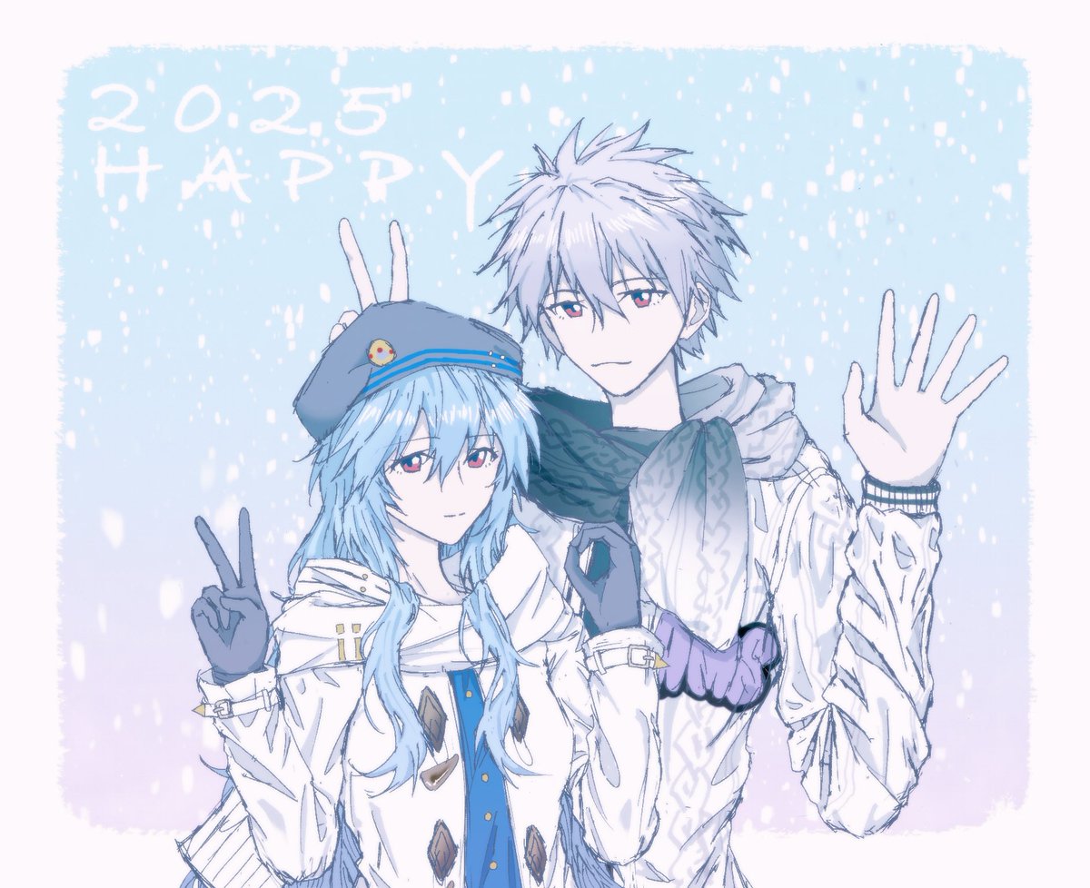 As2O33's tweet photo. #カヲレイ
新年快乐🎆祝各位顺遂平安、心想事成
*两个版本都很喜欢所以就都放了OwO https://t.co/MefkNSlvjt