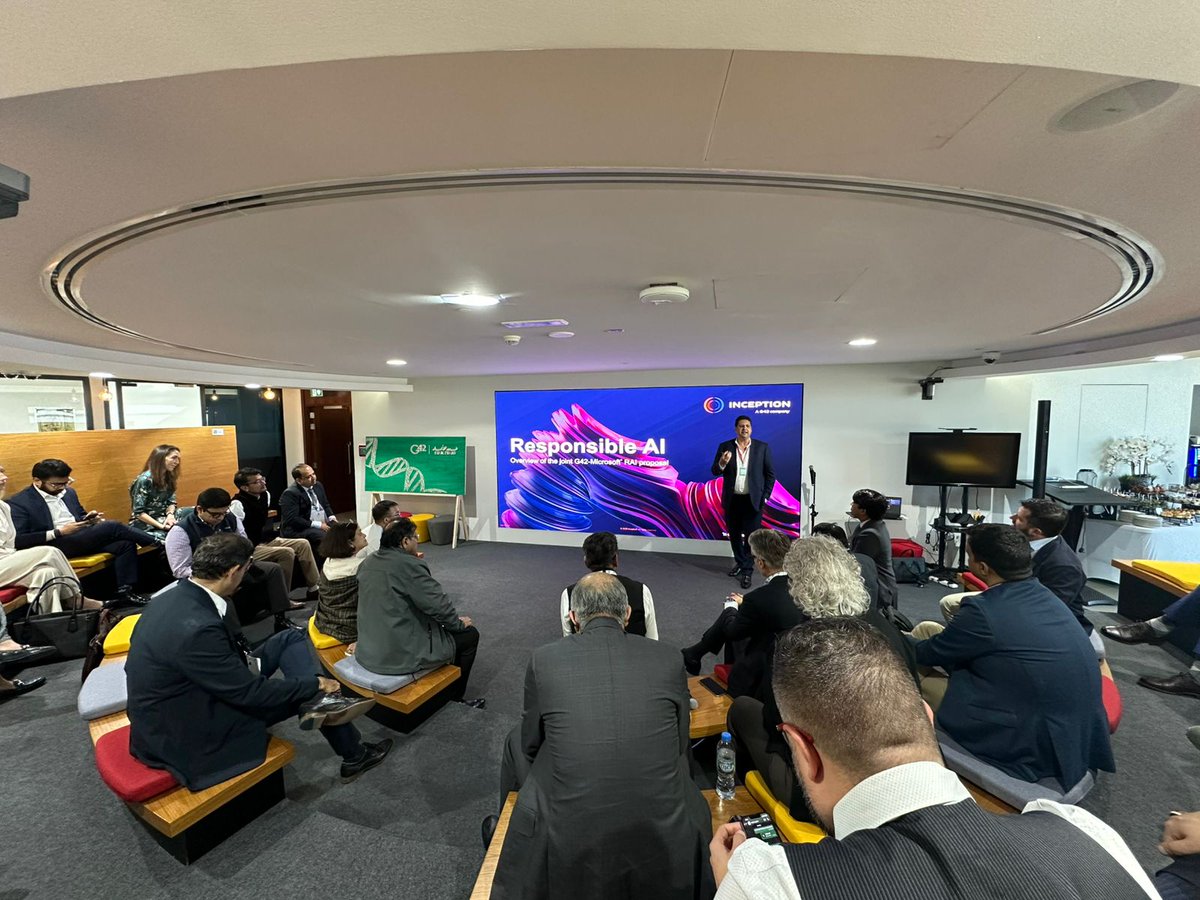 ORF America (@orfamerica) on Twitter photo The <a href="/ORFAmerica/">ORF America</a> U.S.-India #AI Fellows & <a href="/orfonline/">ORF</a>'s #AI Task Force received a briefing on G42 and <a href="/Inception_AI/">Inception AI</a>ās responsible #AI initiatives on the sidelines of Raisina Middle East. The <a href="/ORFAmerica/">ORF America</a> U.S.-India #AI Fellows & <a href="/orfonline/">ORF</a>'s #AI Task Force received a briefing on G42 and <a href="/Inception_AI/">Inception AI</a>ās responsible #AI initiatives on the sidelines of Raisina Middle East.