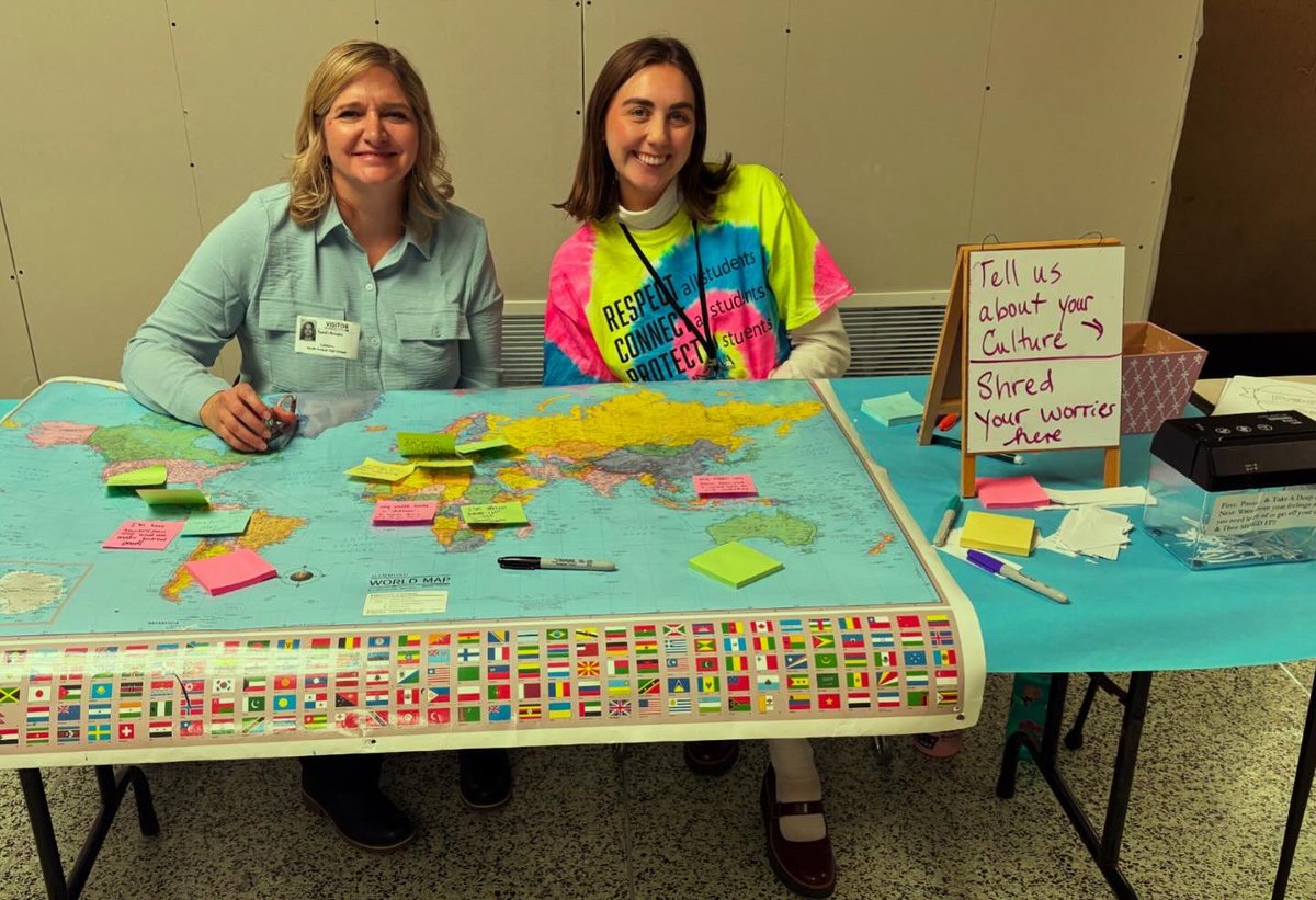 NC_Counsel's tweet photo. Today we celebrate Your Culture Matters at NCHS, True North, and JEL! We value the diversity of our students and the 50+ cultures and languages represented in our student body. #WhyWT #YouMatterWeek #PantherPride https://t.co/vb7etB1uH0