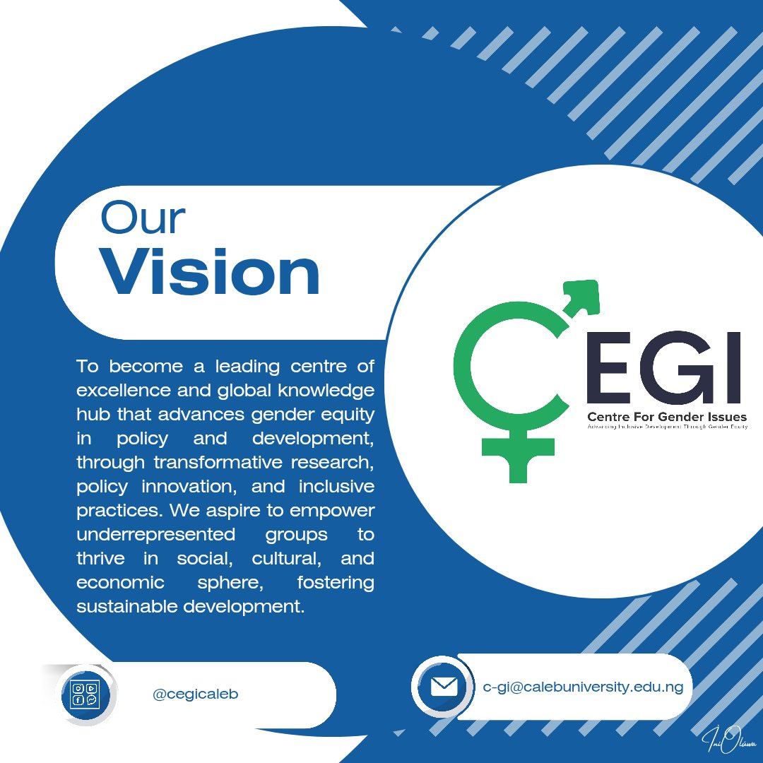 CEGICaleb's tweet photo. Introducing the Center for Gender Issues at Caleb University!

The Center for Gender Issues at Caleb University is a leading institution dedicated to advancing gender equity and promoting inclusive development. https://t.co/kkisfKZqFM