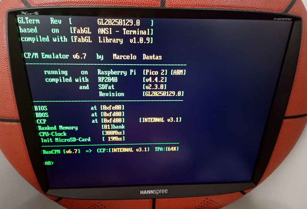 guidol70's tweet image. #RunCPM on #Pico2 TTL-serial GPIO 0-TX/1-RX
connected to a #TTGO #VGA32 as Terminal 😉
(GLTerm a #FabGL ANSI-Terminal-Fork)