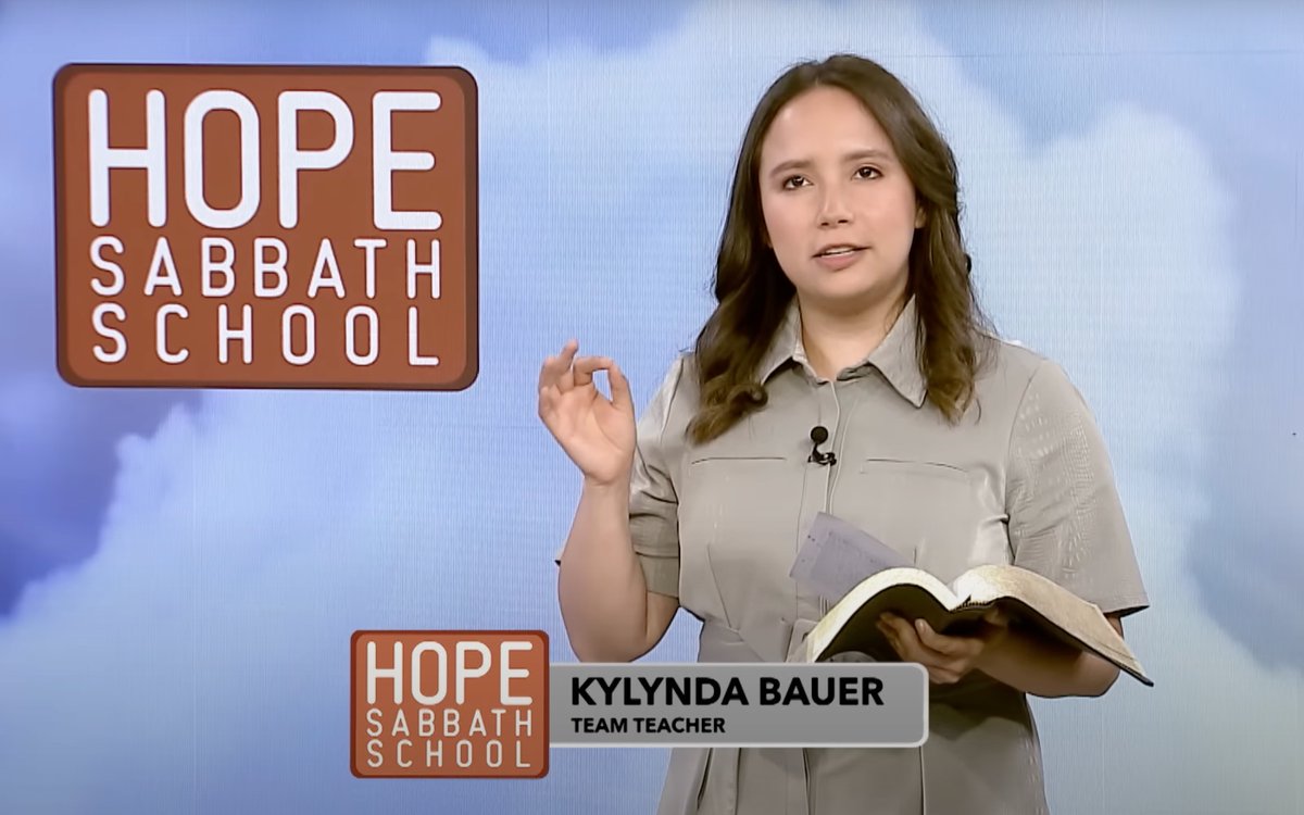 A THOUGHT-PROVOKING STUDY
Don't miss a thought-provoking study this week with Kylynda, one of our Hope Sabbath School team teachers. 
hopetv.org/hopess
