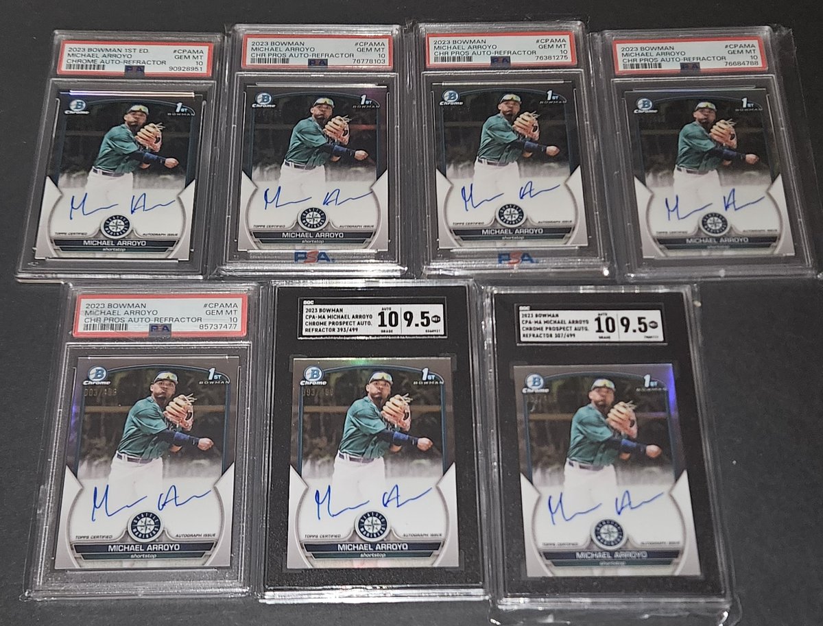 PeerlessCards's tweet image. Who is my 2025 Baseball investment of the year?! Michael Arroyo. Let's break it down...
Last year stats for Arroyo at 19 yrs old
.285/.400 Obp/.509 slug/.225 iso
23 HRs / 89 RBI / 18 SB
As good as those numbers look, it gets even better!
HR/FB 18.5% (good HRs hitters have…
