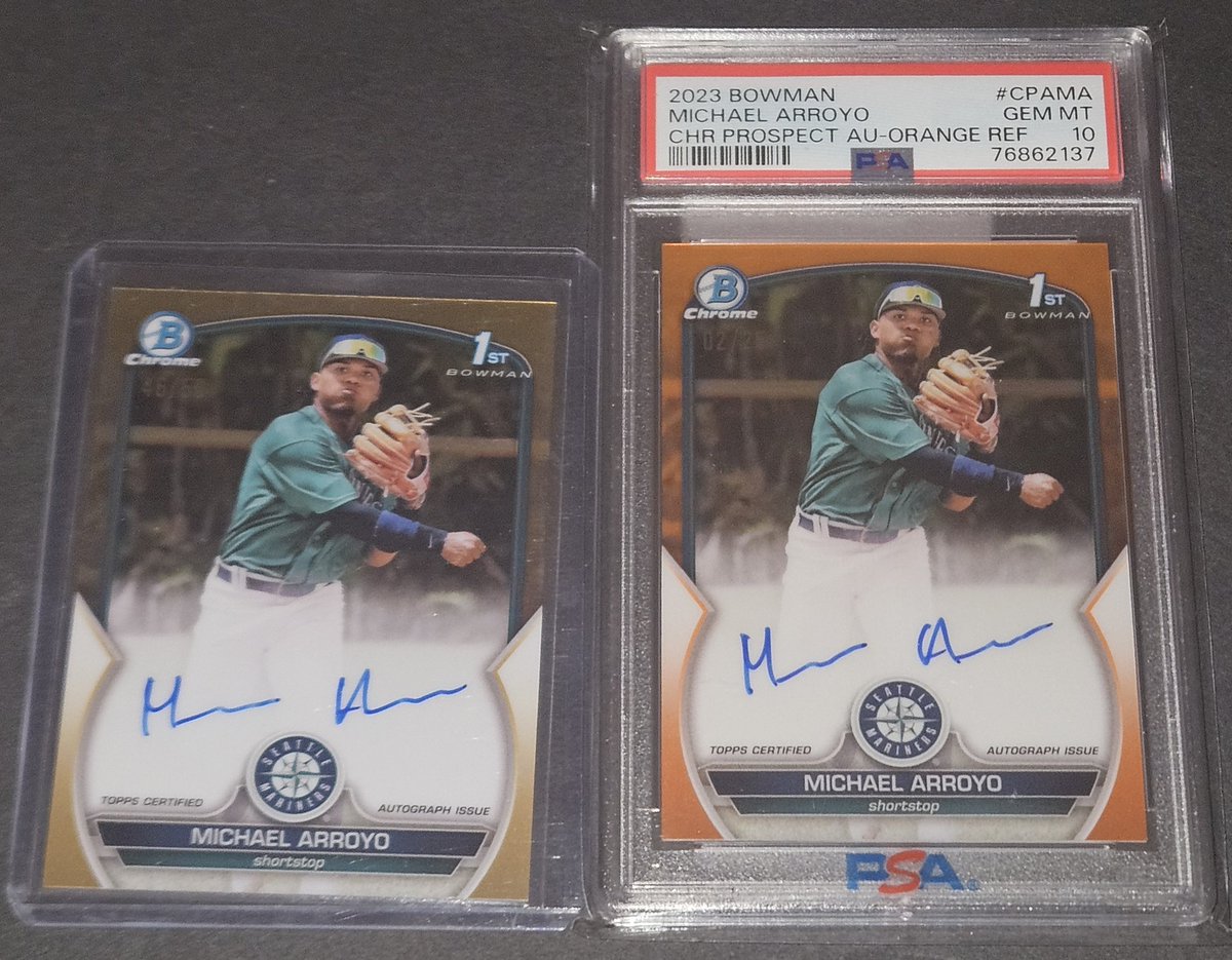 PeerlessCards's tweet image. Who is my 2025 Baseball investment of the year?! Michael Arroyo. Let's break it down...
Last year stats for Arroyo at 19 yrs old
.285/.400 Obp/.509 slug/.225 iso
23 HRs / 89 RBI / 18 SB
As good as those numbers look, it gets even better!
HR/FB 18.5% (good HRs hitters have…