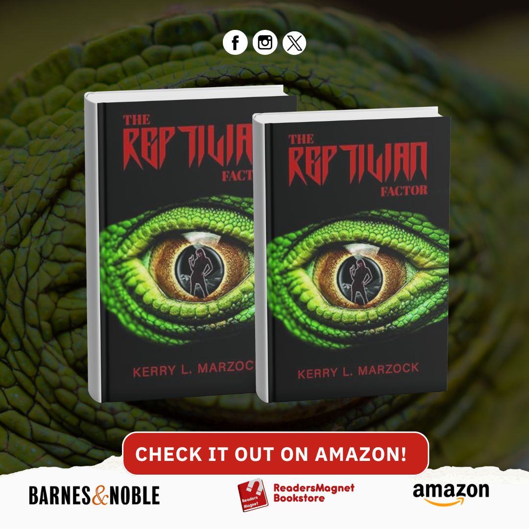 KmarzockShewolf's tweet photo. What lurks beneath the surface? The Reptilian Factor by Kerry Marzock is a spine-chilling tale that will keep you guessing until the end. Dare to dive in?

Check it out on Amazon!
https://t.co/9apXX7nB9k

#TheReptilianFactor #KerryMarzock #ThrillerReads #PageTurner https://t.co/6jzdjzQNDt
