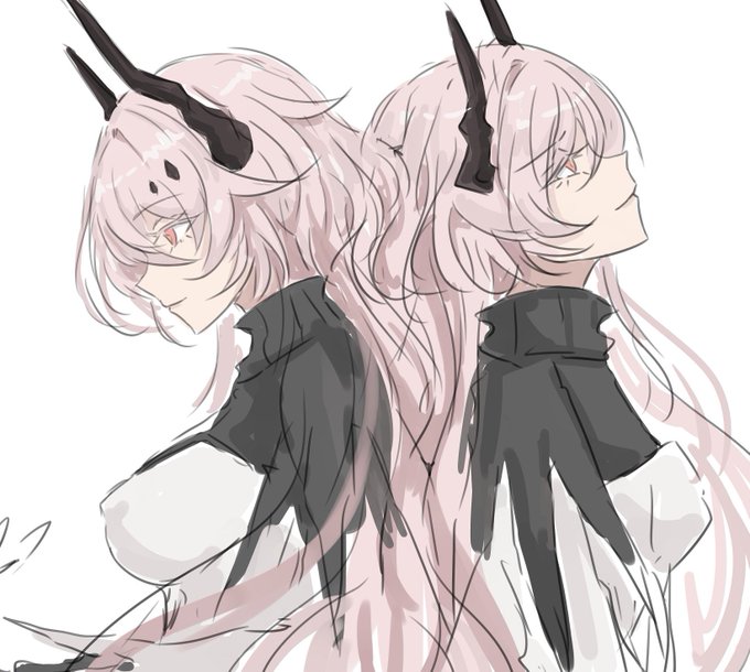 先日あげた二人、らくがきだったのだけど好きな感じの顔が描けたので頑張って進めてみるか(全体像がまだ思い浮かんでない)。 