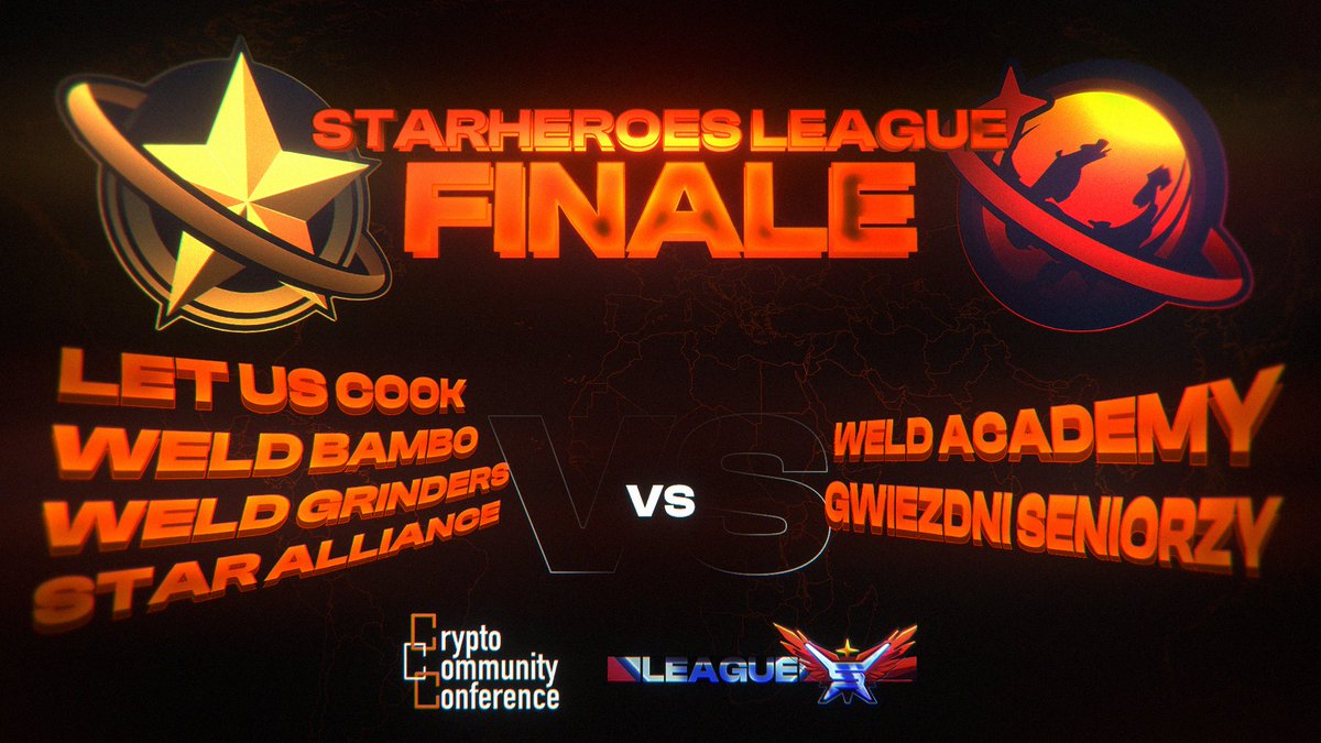 StarHeroes_game's tweet photo. The final battle is coming THIS SATURDAY! 🏆

After two months of fierce competition, from intense qualifiers to the thrilling regular season, the StarHeroes League finalists are here!

The galaxy’s top teams have fought their way to the live Grand Finale this Saturday, Feb 1, at @cryptoeventpl. 🎫

Who will rise as the ultimate champion?

Meet the finalists and watch history unfold! 👇