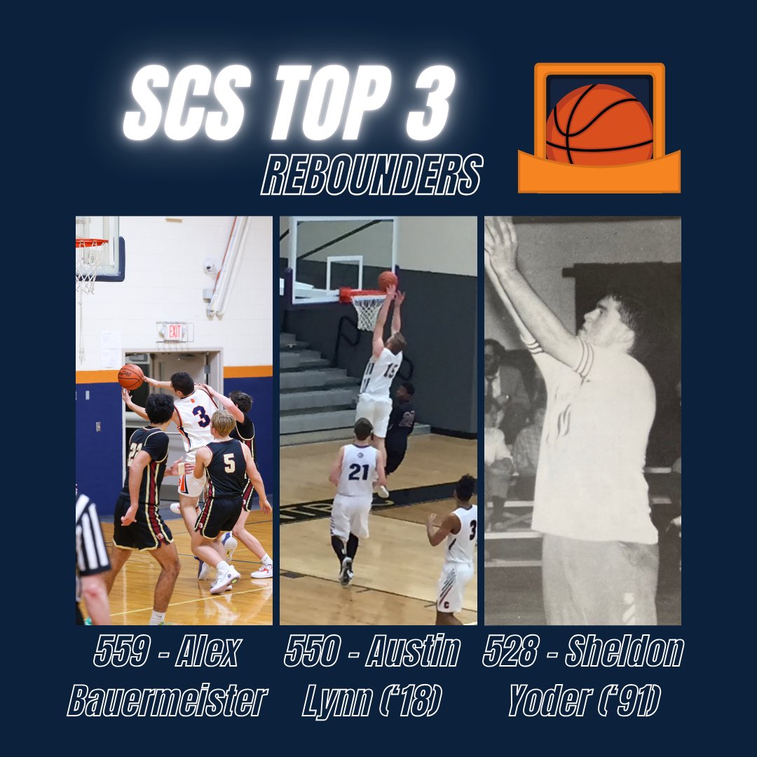 Congratulations to senior Alex Bauermeister for setting the school record for career rebounds!