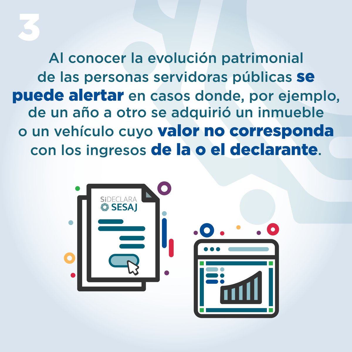 SEAJalisco's tweet image. ✅Conoce la plataforma #SiDECLARA SESAJ, donde las y los servidores públicos puede presentar su Declaración Patrimonial y de Intereses, que interconecta a los entes públicos a la Plataforma Digital Nacional #PDN