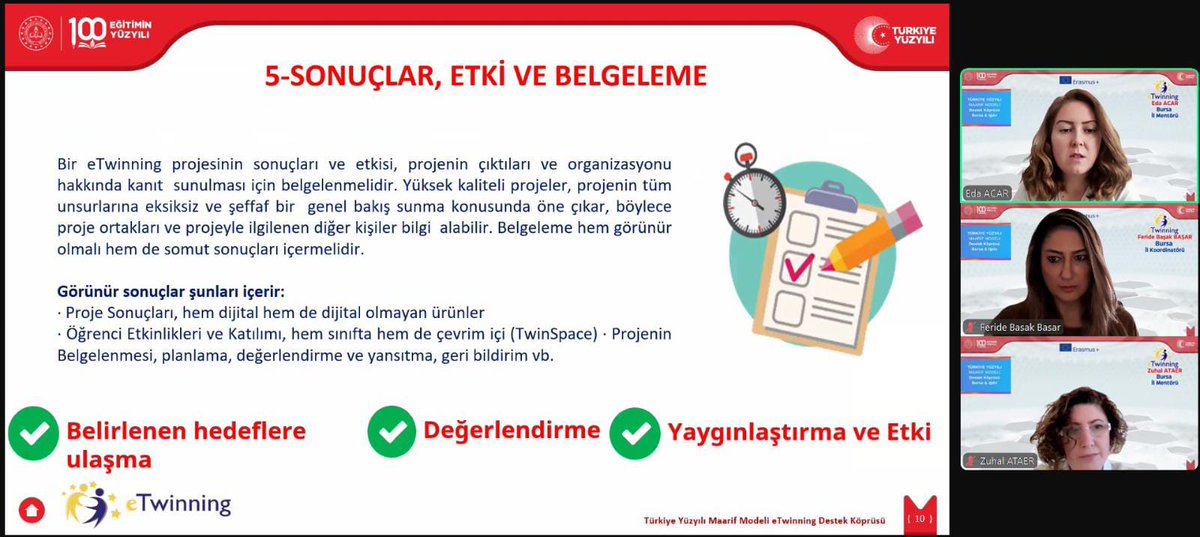 Bursa İl Millî Eğitim Müdürlüğü (@bursailmem16) on Twitter photo 🇹🇷 Türkiye Yüzyılı Maarif Modeli eTwinning Destek Köprüsü kapsamında Bursa mentörleri, Iğdır eTwinnerları ve eTwinning il koordinatörleri nitelikli projelerin yürütülmesi ile eTwinning Okul Etiketi Süreci Bilgilendirme Webinarı için bir araya geldi.
<a href="/tcmeb/">Millî Eğitim Bakanlığı</a> <a href="/mebyegitek/">Yenilik ve Eğitim Teknolojileri Genel Müdürlüğü</a> 🇹🇷 Türkiye Yüzyılı Maarif Modeli eTwinning Destek Köprüsü kapsamında Bursa mentörleri, Iğdır eTwinnerları ve eTwinning il koordinatörleri nitelikli projelerin yürütülmesi ile eTwinning Okul Etiketi Süreci Bilgilendirme Webinarı için bir araya geldi.
<a href="/tcmeb/">Millî Eğitim Bakanlığı</a> <a href="/mebyegitek/">Yenilik ve Eğitim Teknolojileri Genel Müdürlüğü</a>