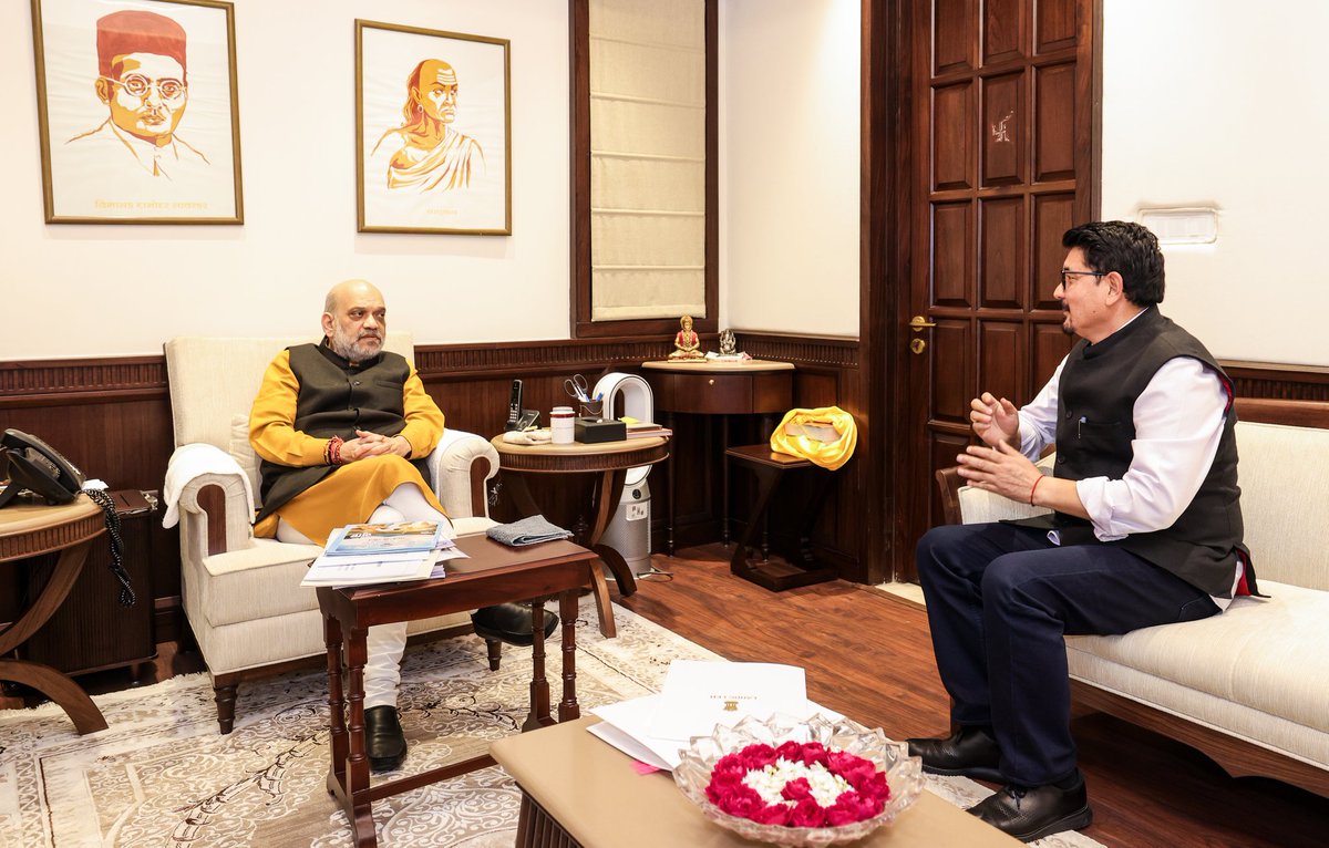 Chairman/CEC, Adv. Tashi Gyalson, called on Hon'ble Union Home Minister <a href="/AmitShah/">Amit Shah</a> Ji at his residence in Delhi, where he expressed his heartfelt gratitude for the Minister's extraordinary support towards Ladakh and its people, he further discussed in depth and details of various