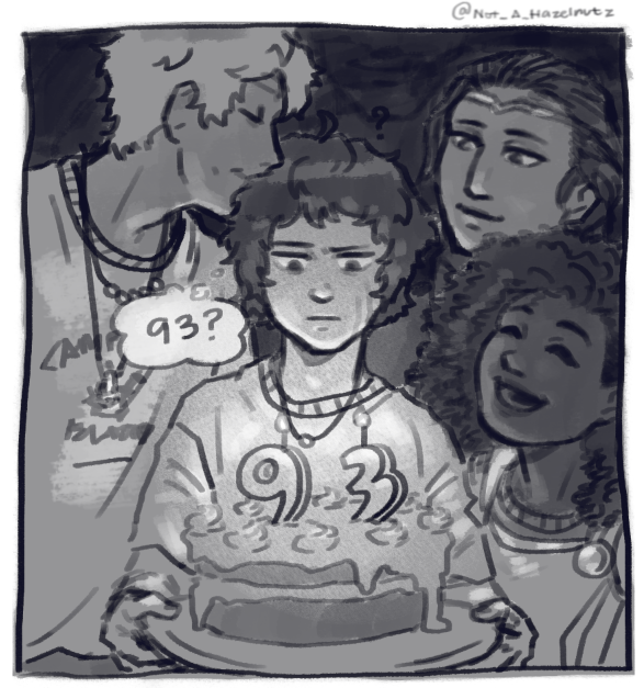 Not_A_Hazelnutz's tweet photo. belated Happy Birthday Nico!!!
I know I'm late, sorryyy😣
.
.
.
he's chronologically 93 because my headcanon is that he was born in 1932
#nicodiangelo #solangelo #willsolace #hazellevesque #reynaramirez https://t.co/BWI75NffKg