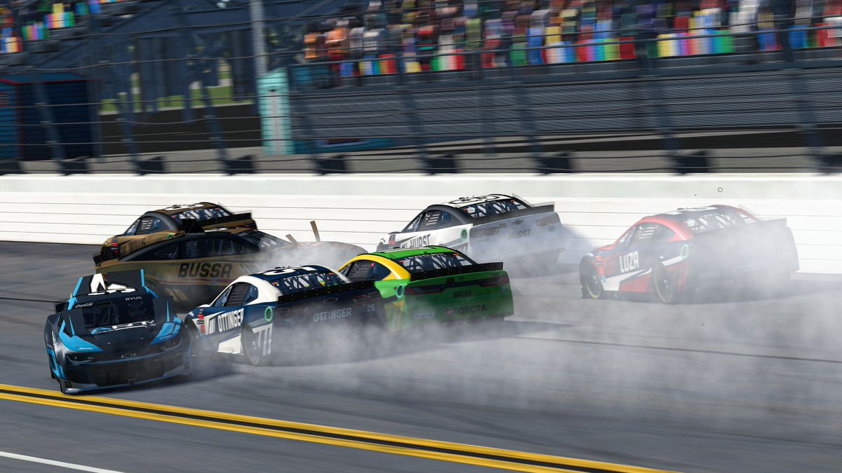 Such a strong <a href="/ENASCARGG/">ENASCAR</a> <a href="/iRacing/">iRacing</a> Series showing last night <a href="/DAYTONA/">Daytona International Speedway</a> from our <a href="/fgrACCEL/">fgrACCEL</a> eRacing drivers <a href="/Merch_N57/">Merch</a> (ninth) and <a href="/RyanLuza/">Ryan Luza</a> (27th). 

Fast cars -- and pace at the front of the pack, just wrong place, wrong time late in the race. 

Ready for season opener Feb. 11